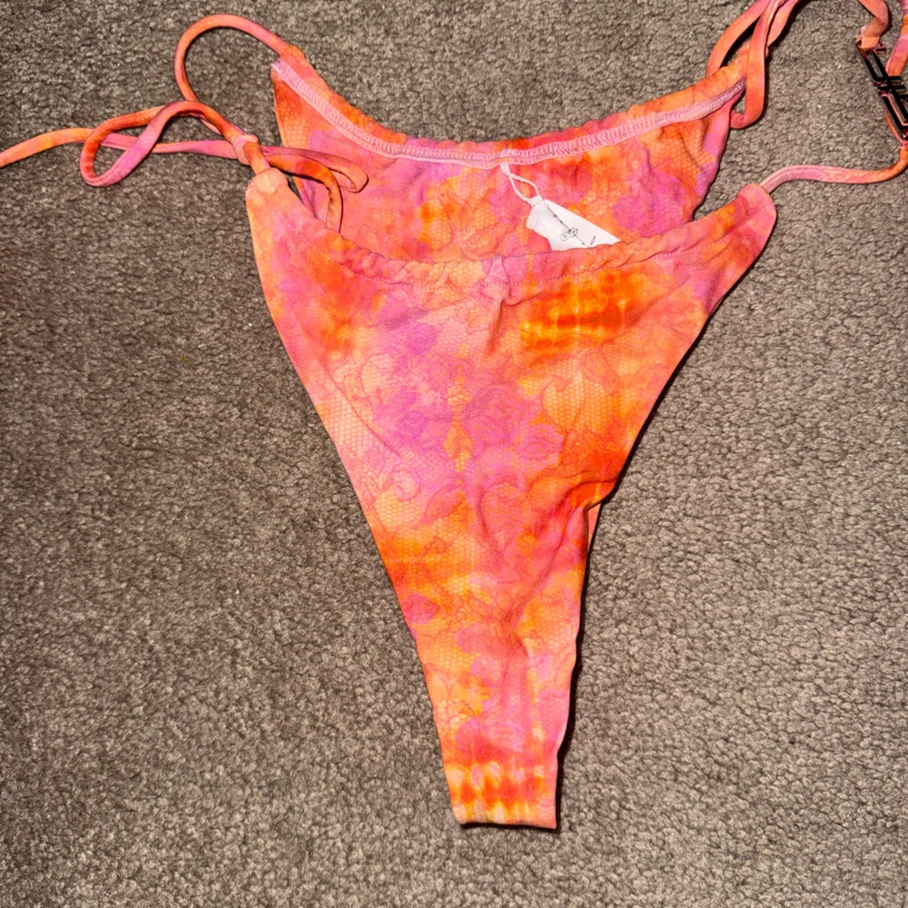 I.AM.GIA Vibrant Orange and Pink Bikini